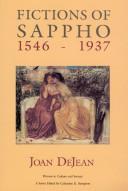 Fictions of Sappho, 1546–1937 — Joan DeJean